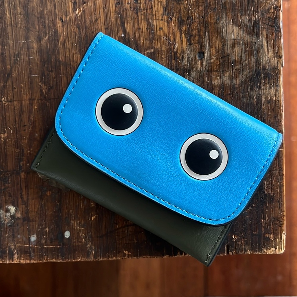 Coach Card Case googley eyes